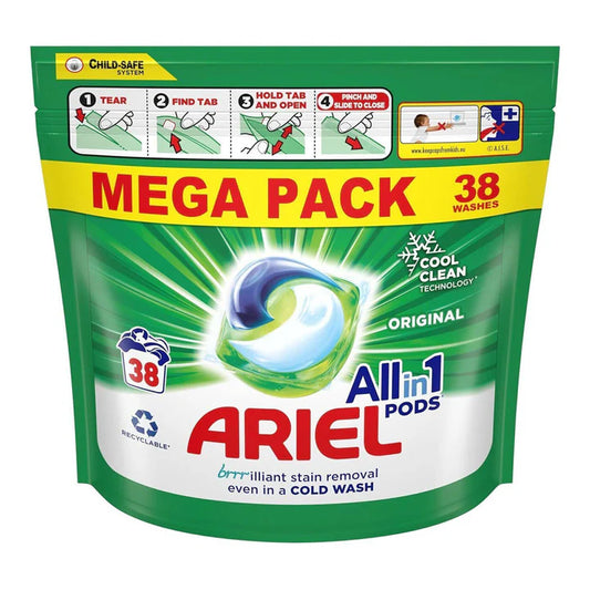 Ariel All in One Washing Pods x 38