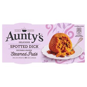 AUNTYS SPOTTED DICK PUDDING 2X95G