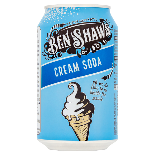 Ben Shaws Cream Soda can 330ml
