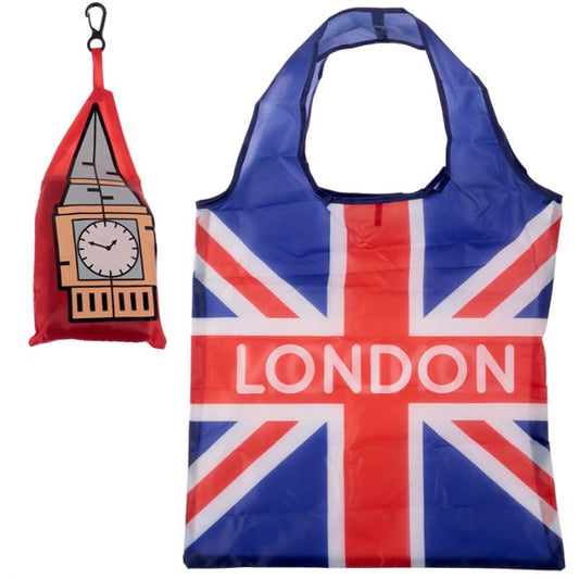 Foldable Reusable Shopping Bag London Icons Big Ben