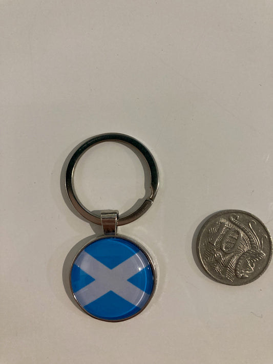 Scottish Flag Keyring