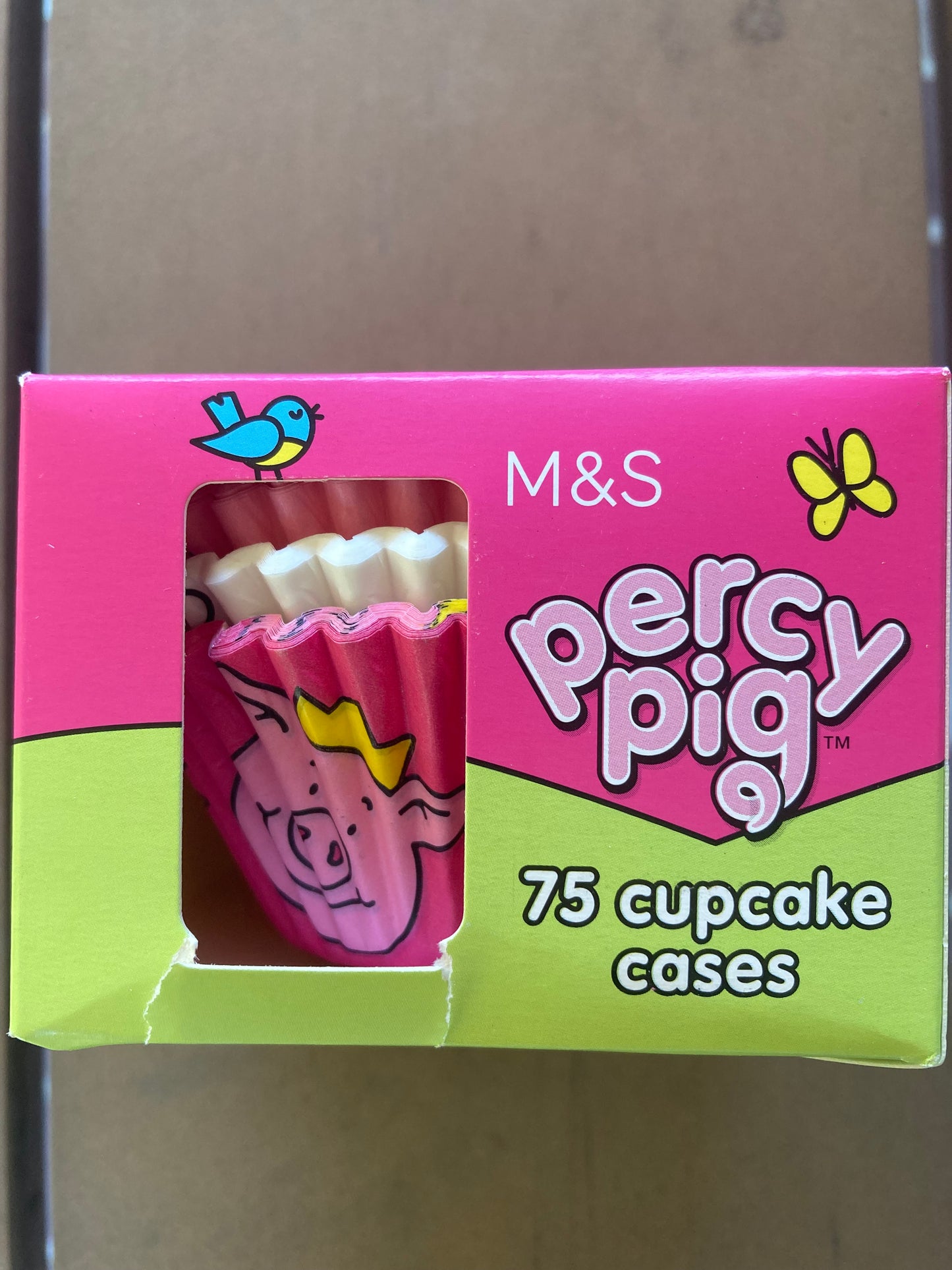 Percy Pig paper cupcake cases x 75