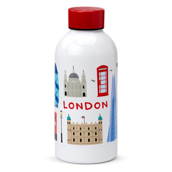 London Icons Insulated Metal Hot & Cold Drinks Bottle 350ml