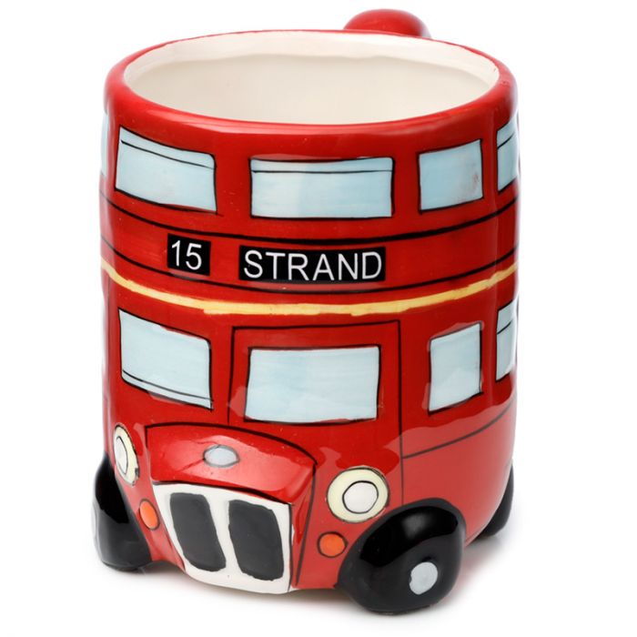 London Icons Red Routemaster Bus Ceramic Shaped mug