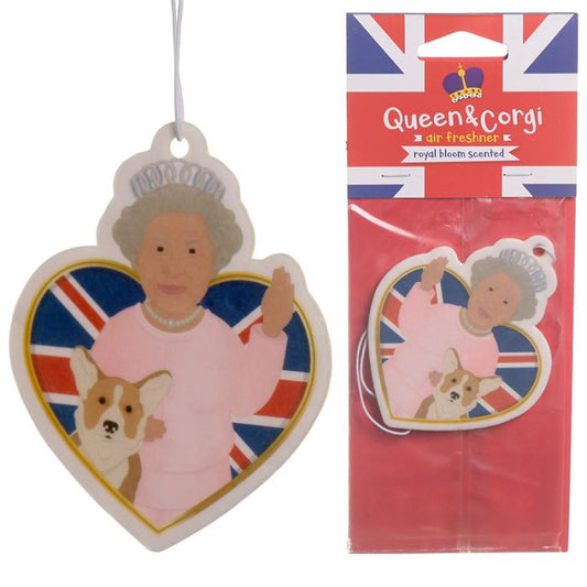 Royal Bloom Queen & Corgi Air Freshener