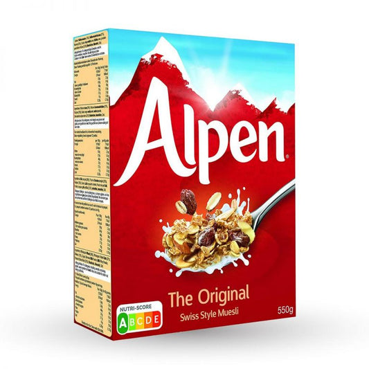 Box of Alpen Original Swiss Style Muesli 550g