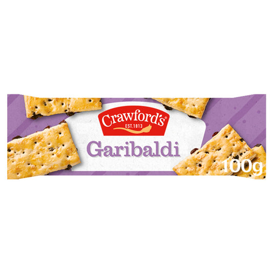 Packet of Crawfords Garibaldi biscuits 100g