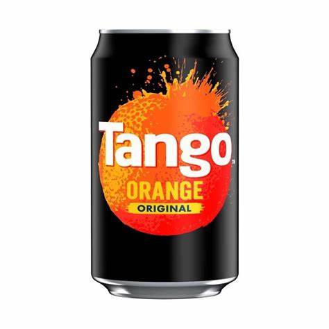 Tango Orange 330ml can from the UK