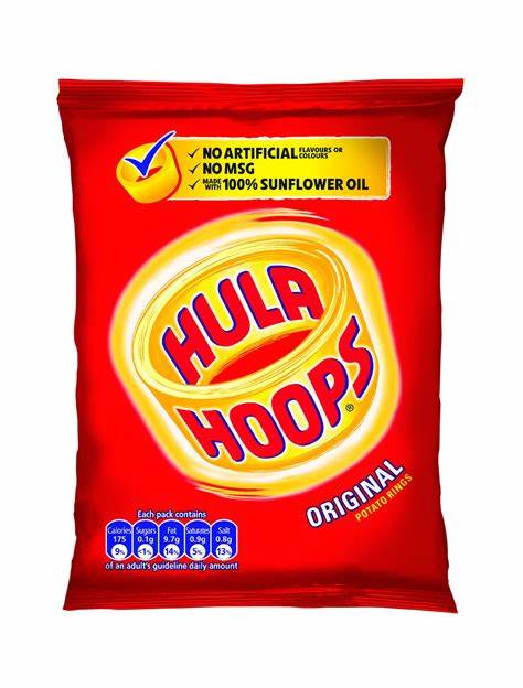 Hula Hoops Crisps Original 34g